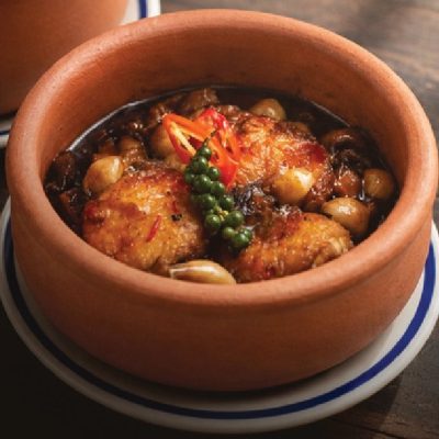 Nấm Mối Kho Tiêu Xanh & Cơm Hạt Kê Vàng
